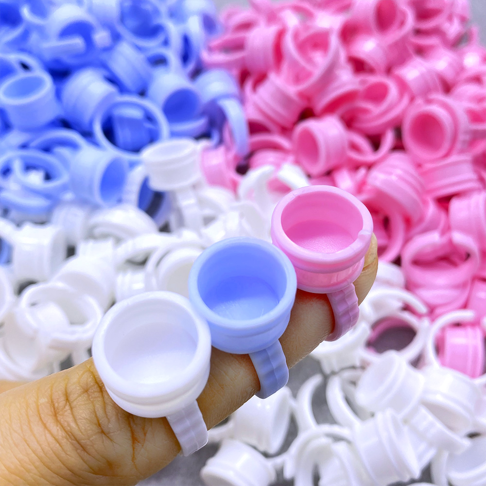 Eyelash Extension Usa - 100Pcs Glue Rings For Lashes Grafting