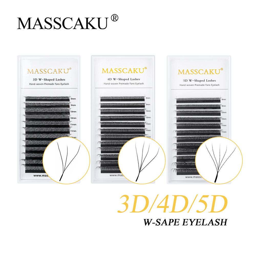 Eyelash Extension Logo - Private Label Masscaku W Style Individual