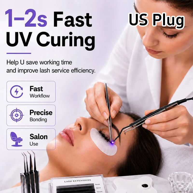 Eyelash Extension Uv - Mini UV Lash Lamp Tweezers 2‑Second