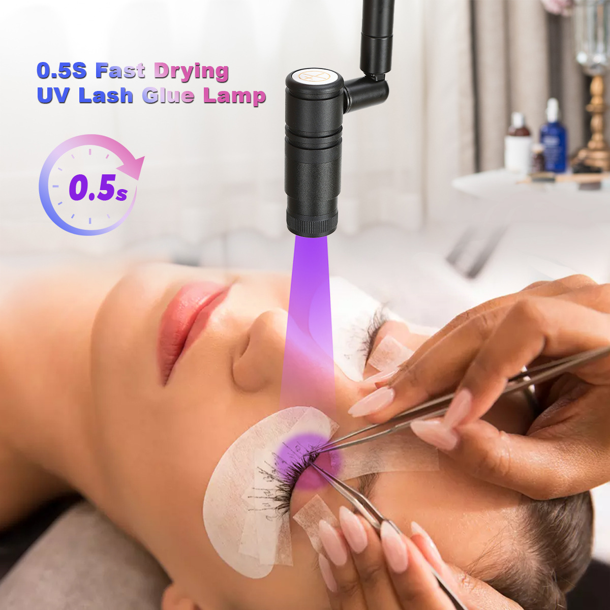 UV eyelash extension lamp graf - Eyelash Extension Uv 评论和价格