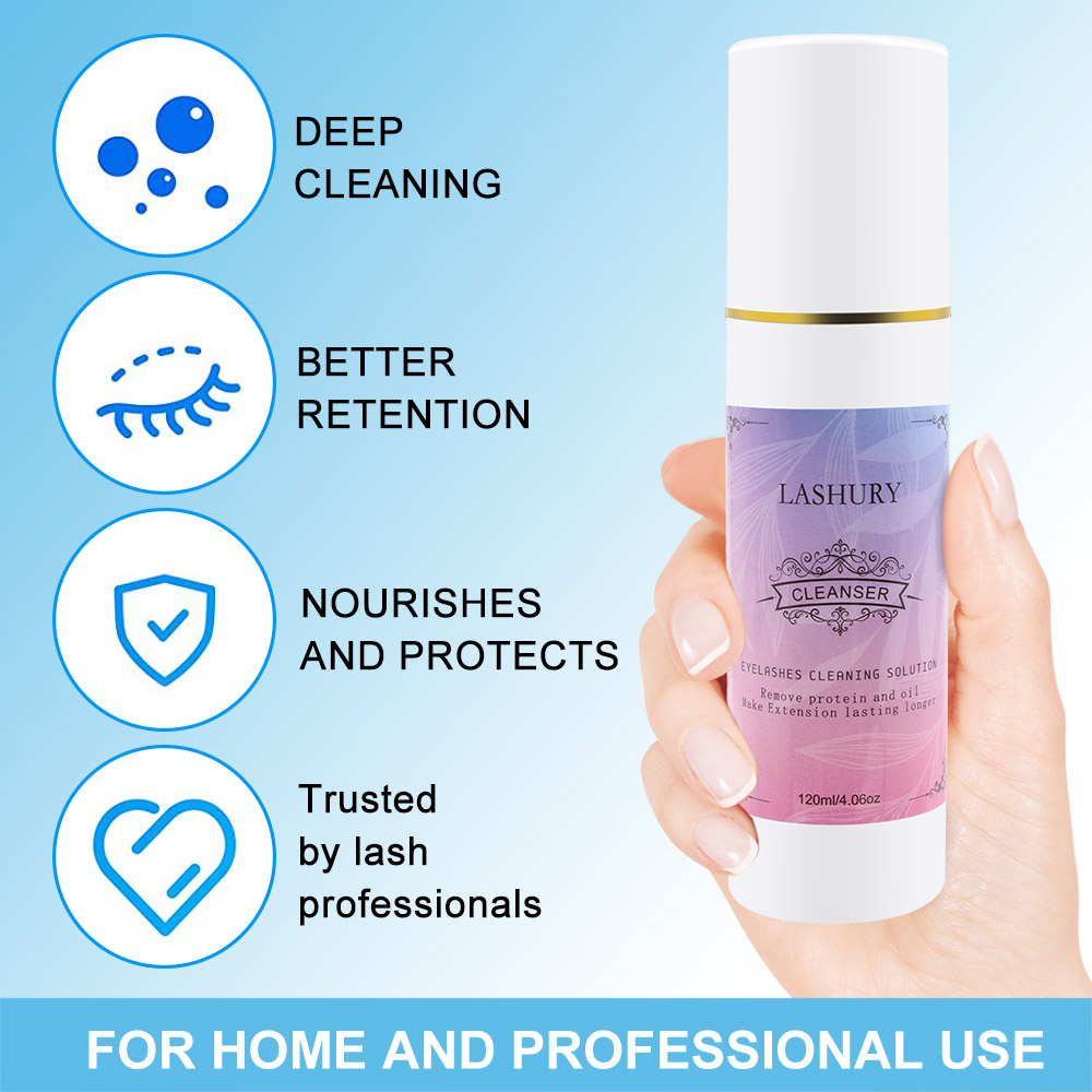Eyelash Cleansing Mousse Set E - Eyelash Extension For No Eyelid 评论和价格