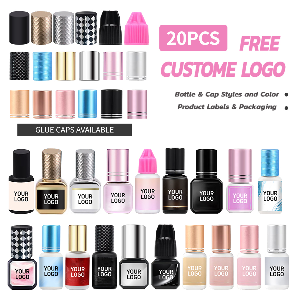 20PCS Custom Logo 0.1-2 Sec In - Eyelash Extension Logo 评论和价格