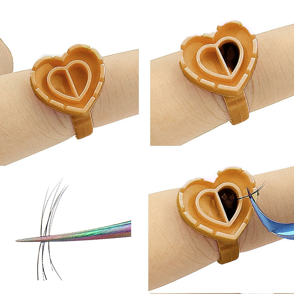500PCS Glue Rings for Lash Ext - Eyelash Extension Usa 评论和价格