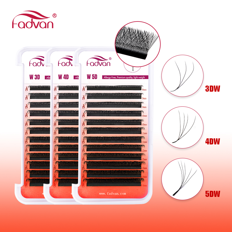 FADVAN W 3D 4D 5D 8-12/8-14mm  - Eyelash Extension Logo 评论和价格