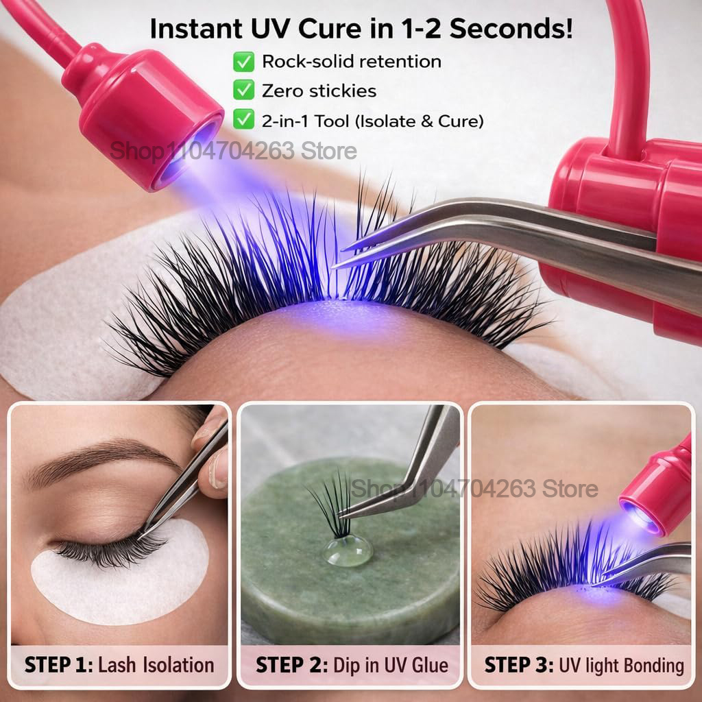 Mini UV Lash Light 180° Rotati - Eyelash Extension Uv 评论和价格