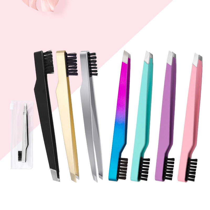 1PC Stainless Steel Eyebrow Tw - Eyelash Extension For No Eyelid 评论和价格