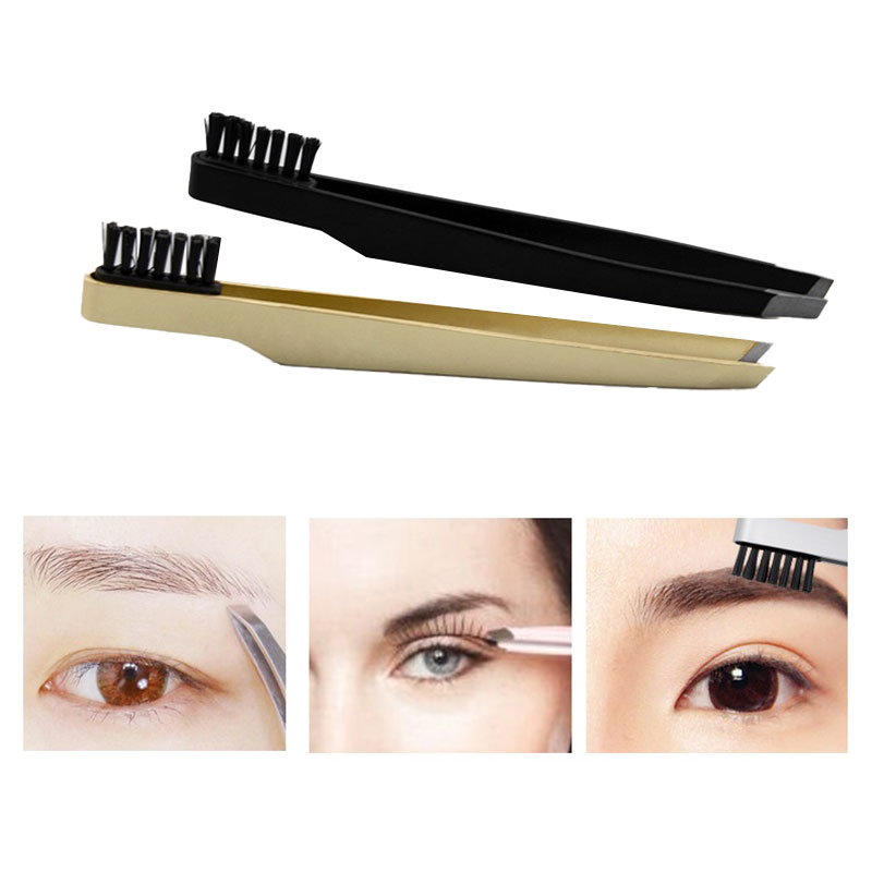 1PC Stainless Steel Eyebrow Tw - Eyelash Extension For No Eyelid 评论和价格