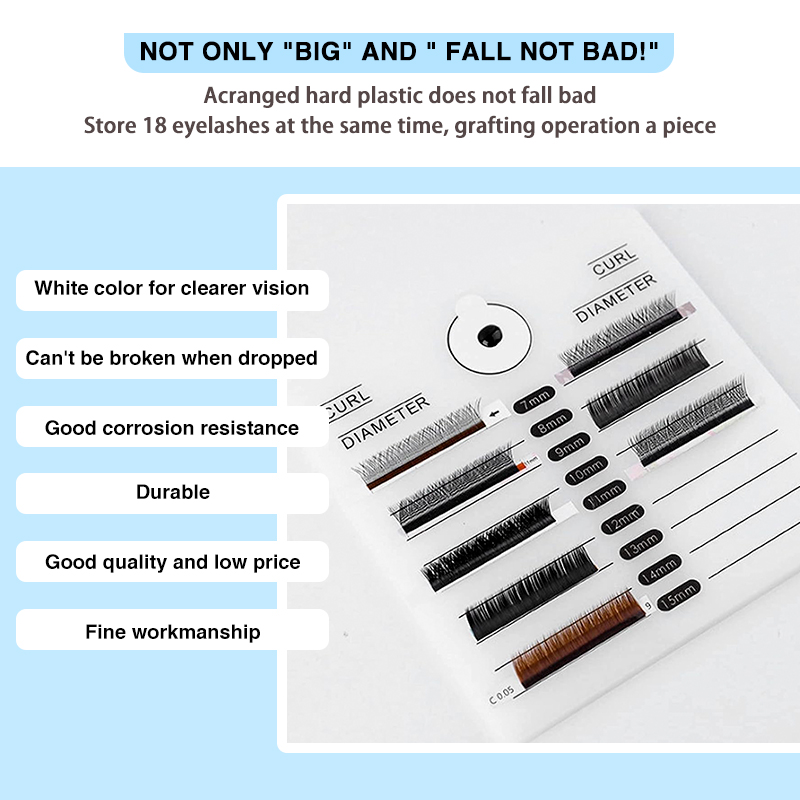 MASSA NEW Grafting Eyelash Tab - Individual Lash Tray 评论和价格