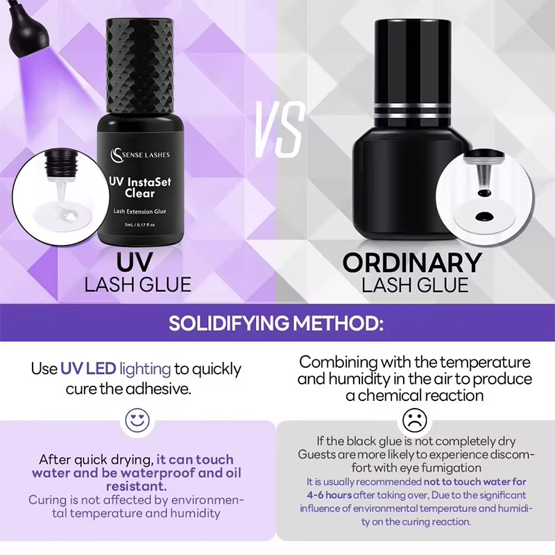 5ml UV Lash Glue for Eyelash E - Eyelash Extension Uv 评论和价格