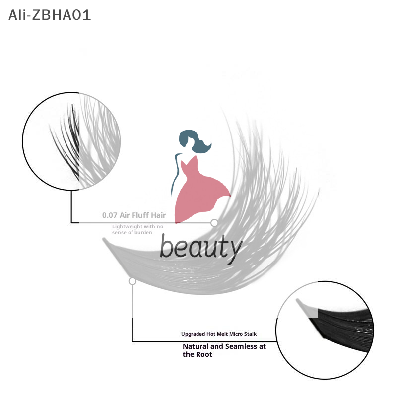 3D Faux Mink Lashes Wispy Eyel - Individual Lash Tray 评论和价格