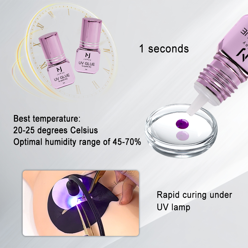 JOMAY 3 Bottles Fast Drying UV - Eyelash Extension Uv 评论和价格